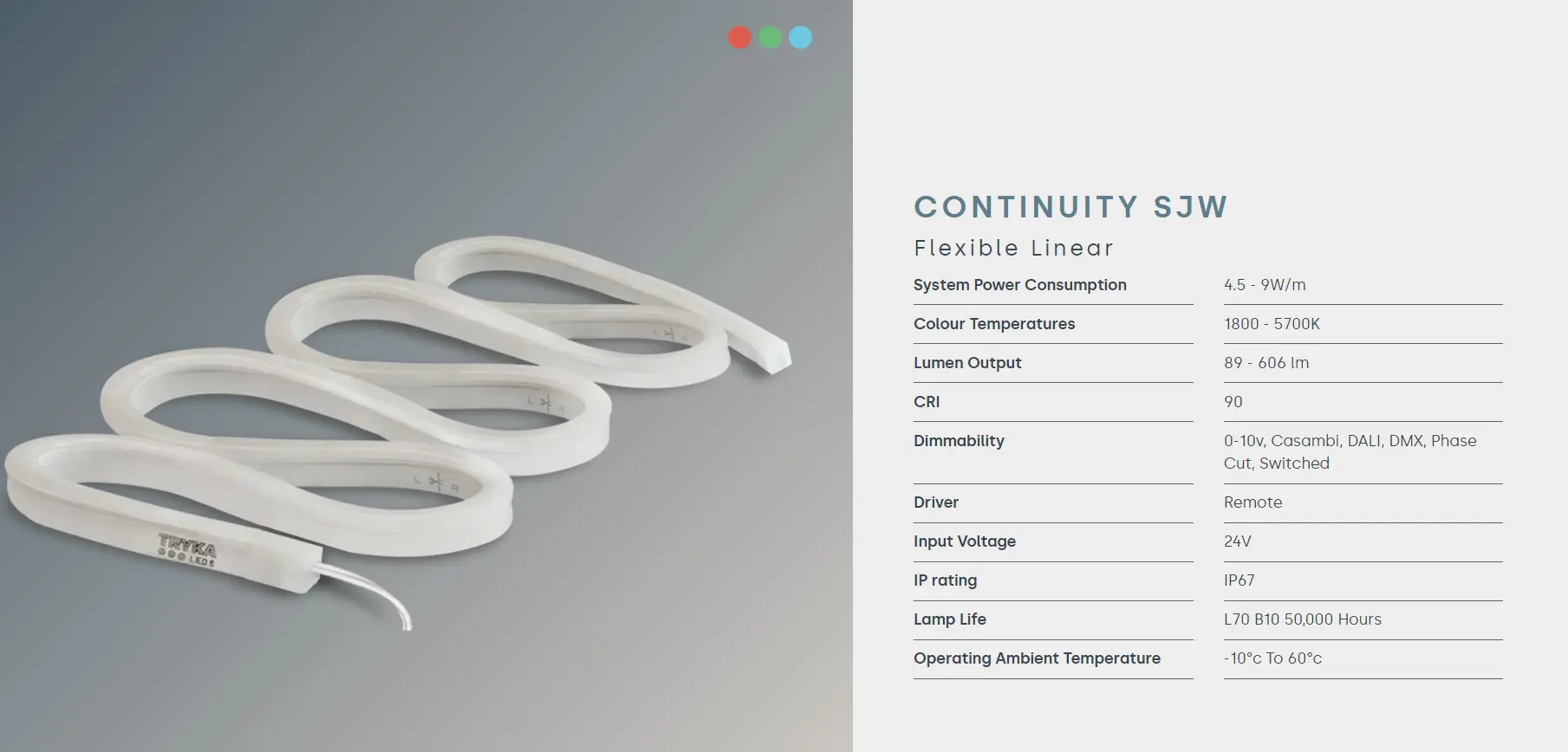 TRYKA CONTINUITY SJW Flexible Linear - Image 2