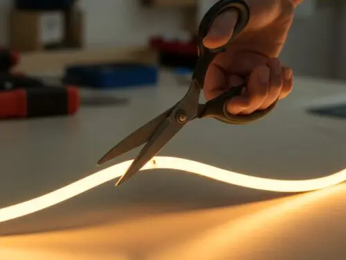 10.5W/m LED 24V 5m Spotless Ribbon Tape Kit IP20 including driver