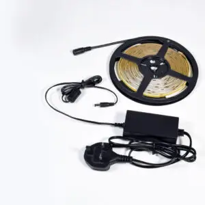10.5W/m LED 24V 5m Spotless Ribbon Tape Kit IP20 including driver