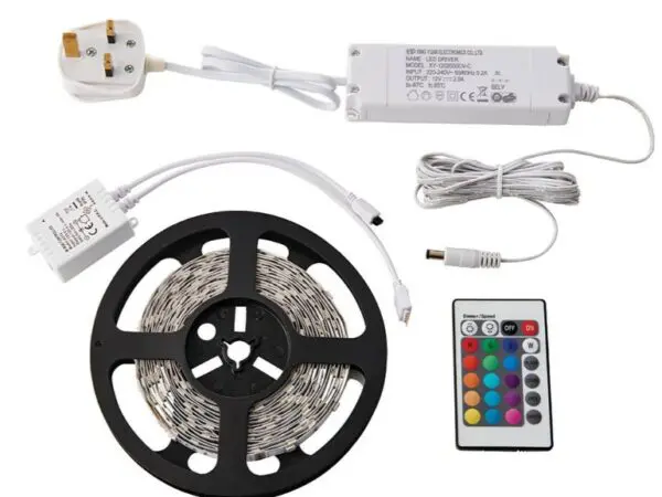 24W Flexline LED 12V 5m Ribbon Tape Kit RGB