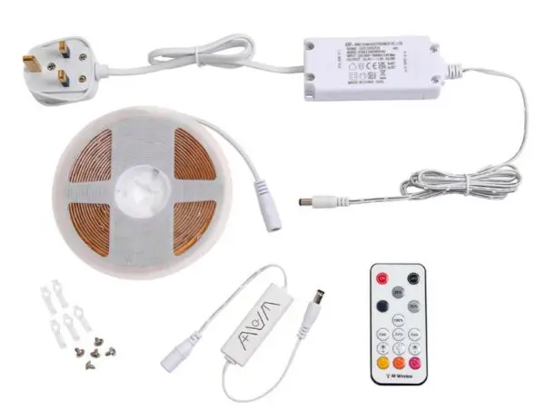 19W Orion LED 24V 5m Ribbon Tape Kit WW 3K IP20