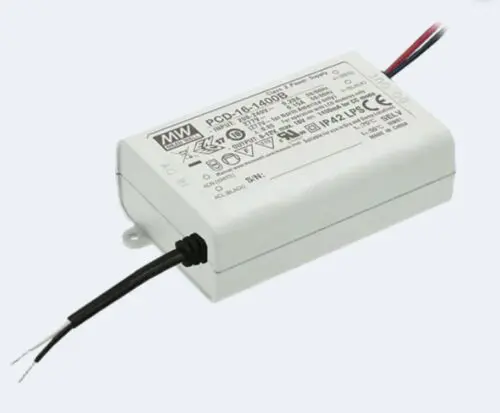 Mean Well PCD-16 LED Driver – 16W Triac-Dimmable Constant Current Driver