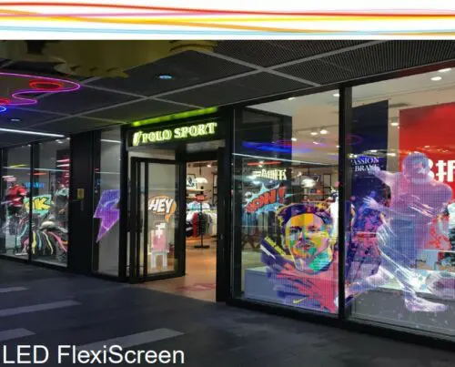 LED Transparent Flexi Video Screen - Image 3