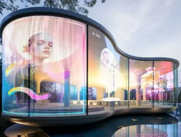 LED Transparent Flexi Video Screen - Image 5