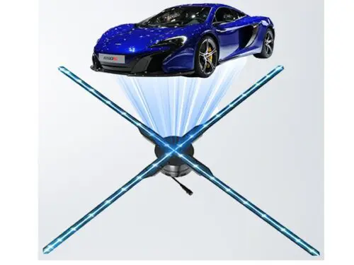 LED Transparent Holographic Fan Video  Screen