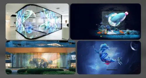 LED Transparent Holographic Video  Screen - Image 4