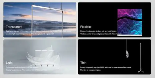 LED Transparent Holographic Video  Screen - Image 5
