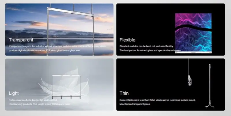 LED Transparent Holographic Video  Screen - Image 5