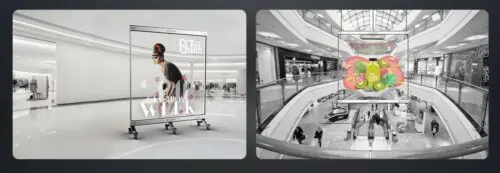 LED Transparent Holographic Video  Screen - Image 3