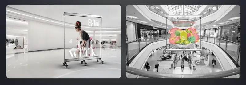 LED Transparent Holographic Video  Screen - Image 3