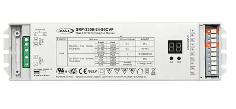 DALI SRP-2309-24-96CVF Powered Decoder 96W RGBW Constant Voltage - Image 6