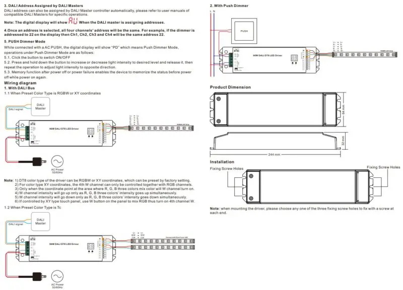 DALI SRP-2309-24-96CVF Powered Decoder 96W RGBW Constant Voltage - Image 4