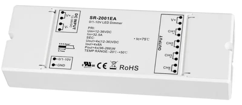 0-10V Decoder RGBW Constant Voltage - Image 3