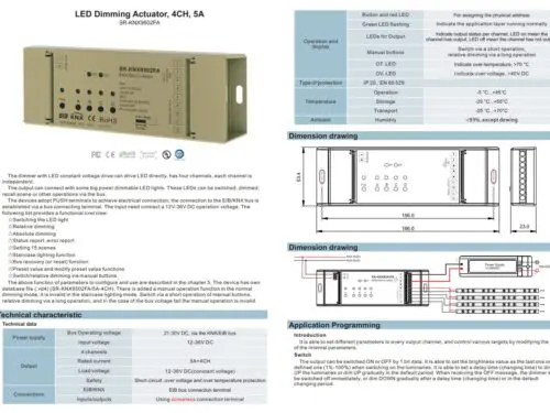 KNX Decoder RGBW Constant Voltage