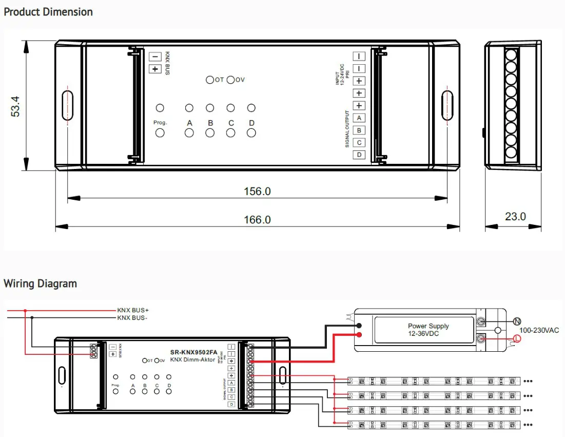 KNX Decoder RGBW Constant Voltage - Image 5