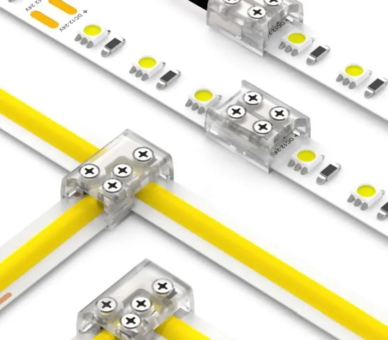 LED Screw Clip Ribbon Tape Solderless Connectors - Image 4