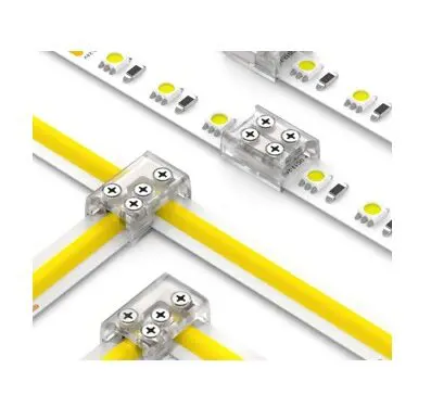 LED Screw Clip Ribbon Tape Solderless Connectors