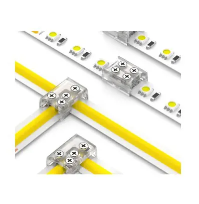LED Screw Clip Ribbon Tape Solderless Connectors