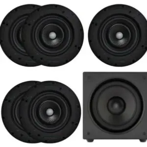 Sonance K1 In-Ceiling Cinema Bundle With VX66Rs Round Speakers and S10i Active Subwoofer