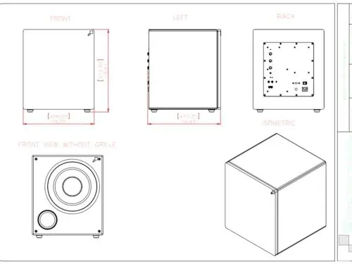Sonance i12 Impact 12" Cabinet Subwoofer