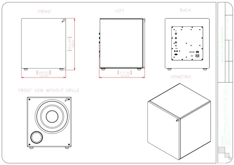 Sonance i12 Impact 12" Cabinet Subwoofer - Image 2