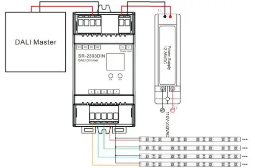 DALI DIN Rail SR-2303DIN 4X5Amp Constant Voltage Decoder - Image 2