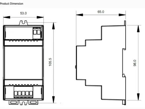 DALI DIN Rail SR-2400P 100~240V Power Supply DALI DIN Rail SR-2400P 100~240V Power Supply