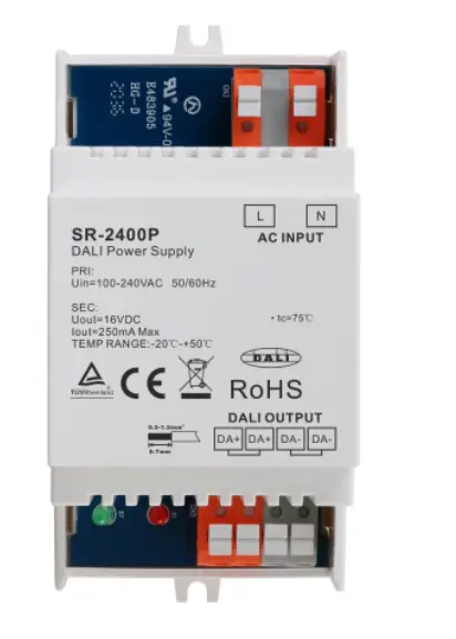 DALI DIN rail SR-2400P 100~240V Power Supply - Image 4