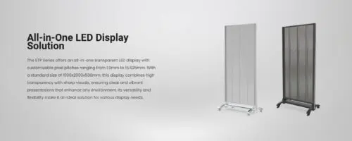 LED Transparent Portable Advertising Video Screen - Image 5