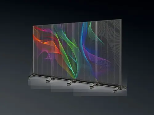 LED Transparent Portable Advertising Video Screen