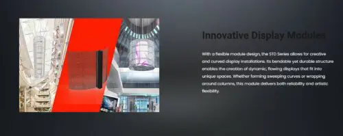 LED Transparent Cylindrical Video Screen - Image 4