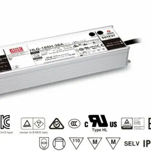 MEAN WELL HLG-185H Series Constant Voltage LED Driver