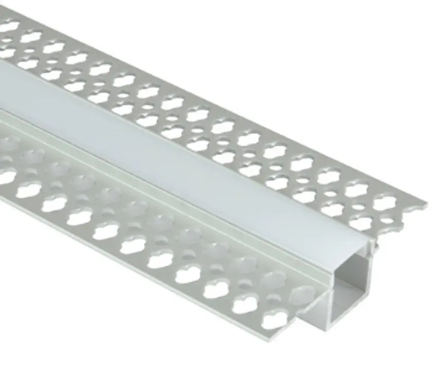 PCi1 Aluminium 2M Profile Plaster-in For LED Tape - Image 4