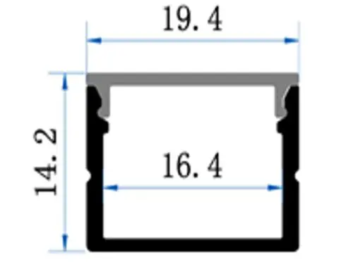 PCi4 LED Profile 2 Metre