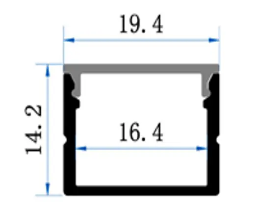 PCi4 LED Profile 2 Metre