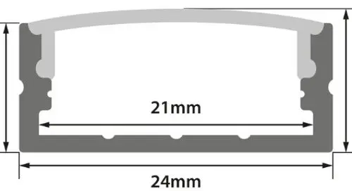 PCi4 LED Profile 2 Metre