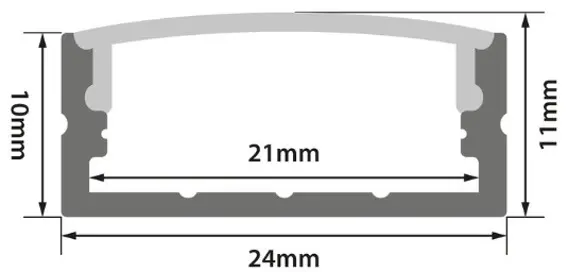 PCi4 LED Profile 2 Metre