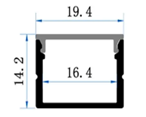 PCi4 LED Profile 2 Metre