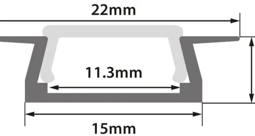 PCi4 LED Profile 2 Metre