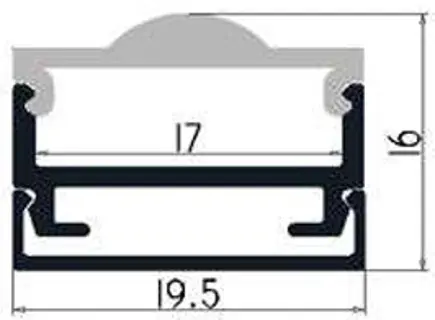 PCi4 LED Profile 2 Metre