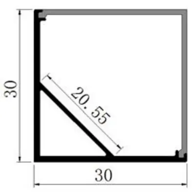 PCi4 LED Profile 2 Metre