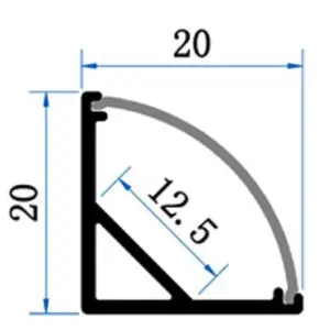 PC16 LED Profile 2 Metre - Image 2