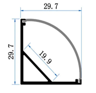 PCi4 LED Profile 2 Metre