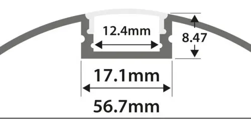 PCi4 LED Profile 2 Metre