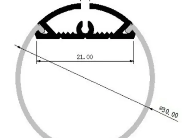 PCi4 LED Profile 2 Metre