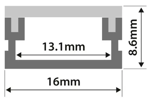 PCi4 LED Profile 2 Metre