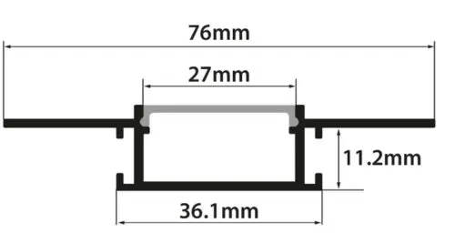 PCi3 LED Profile 2 Metre - Image 2