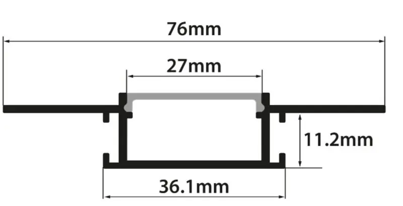 PCi3 LED Profile 2 Metre - Image 2