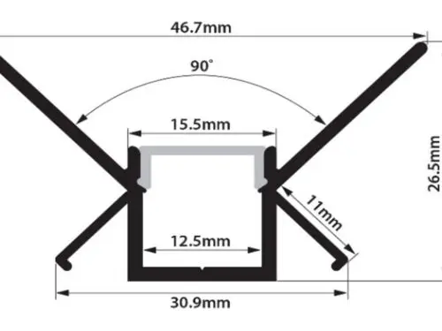 PCi4 LED Profile 2 Metre