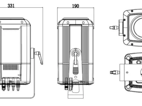 GHSGHSMIZ1000LM Image Video Projector 120W OSRAM LED IP65